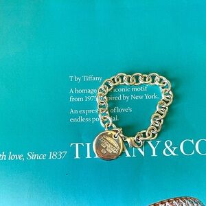 Tiffany & Co Rolo Link Retired Pls Return To Tiffany & Co NY Bracelet. D2999